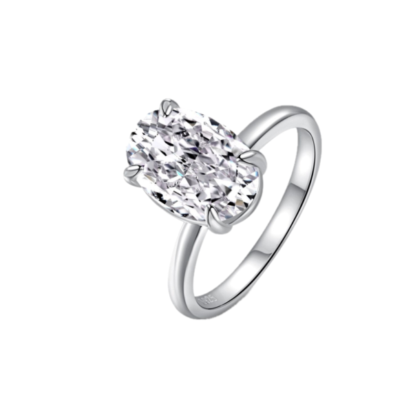 Oval Cut Solitaire Engagement Ring