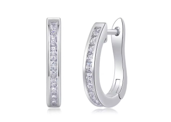 Dainty Huggie Hoop Earrings in 925 Sterling Silver