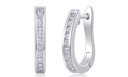 Dainty Huggie Hoop Earrings in 925 Sterling Silver